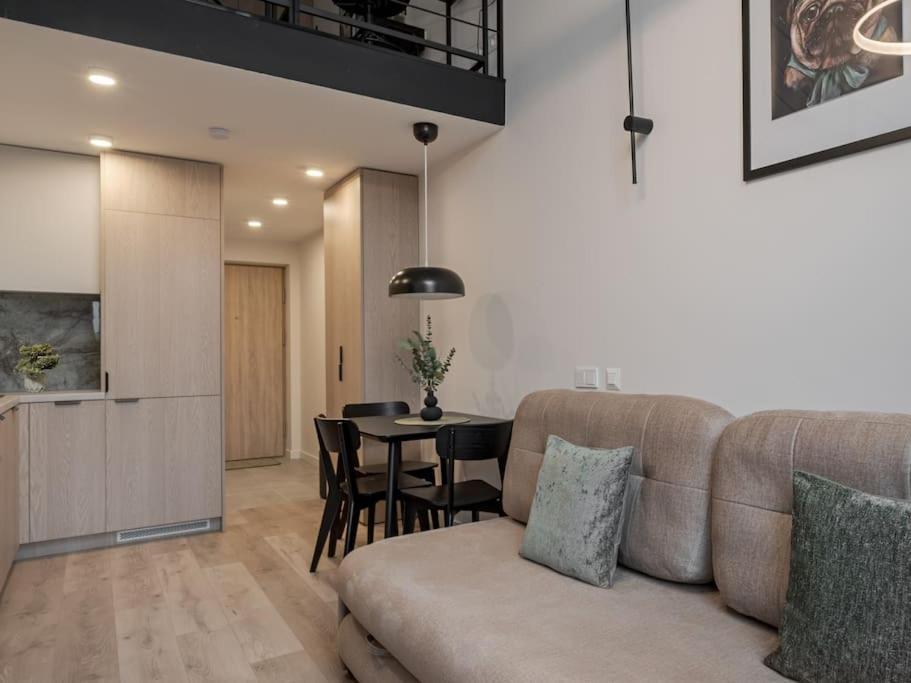 Апартаменты Brand New 58 Loft With Free Parking Вильнюс